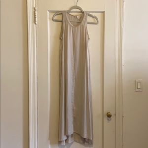 Aritzia Le Fou cream slip dress size S